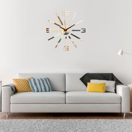 Walls Wall Interior, 3D "Rays", silent, sticker, large, D-40 cm-1