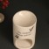 Aroma lamp ceramics "Is it really important now?" White 7.2x7.2x11.6 cm
