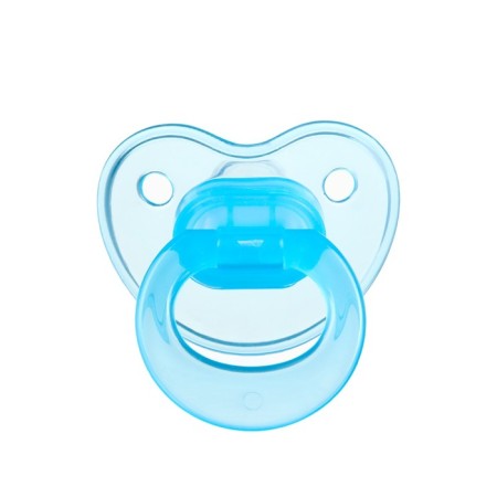 Nipple - Silicone dummy classic, from 0 months, with a cap, the color of the blue-4