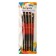 A set of brushes nylon 5 pieces, rounded, flat