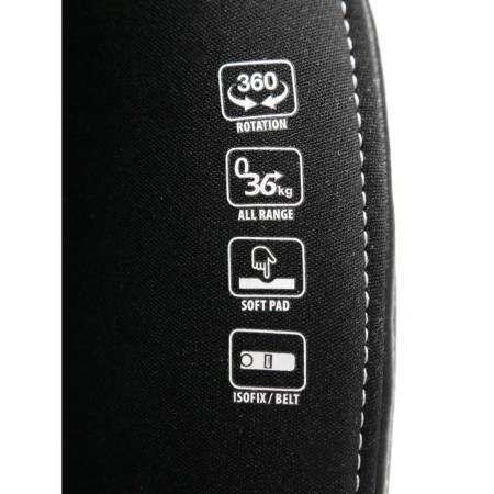 Children's car seat Amarobaby ST-3, ISOFIX class D, group 0+/1/2/3, color gray color-14