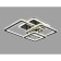 Luminable LED Ambrella Light, Ice, FA1733, 3XLED, 145 W, 10875LUM, 3000-6400K, black color, chrome