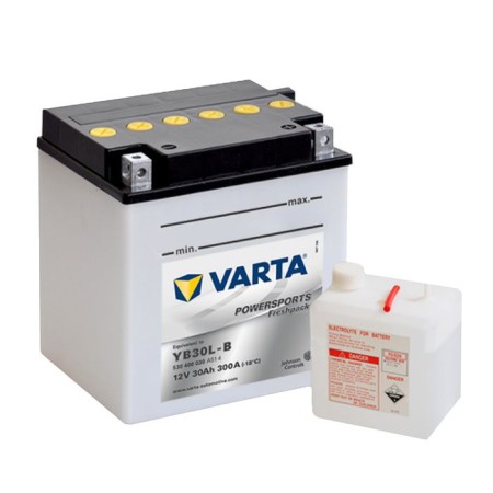 Battery VARTA 30 Ah Moto 530 400 030 (YB30L-B), reverse polarity
