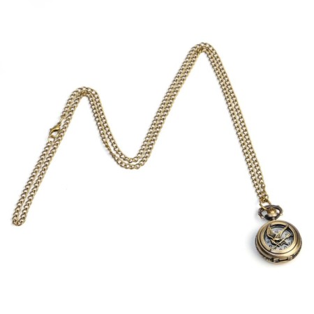 Pocket quartz clock "Bird with an arrow", on a chain of 80 cm-3