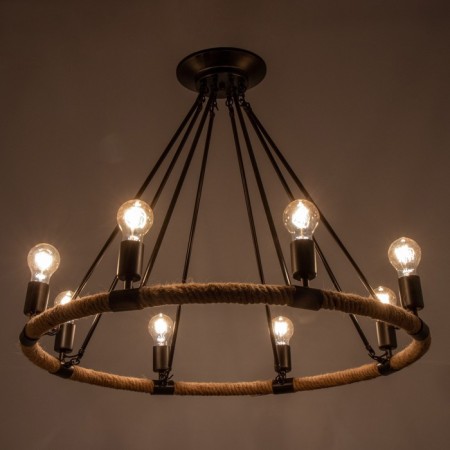 Crusader "Filament" 8he27 Black 80x80x45cm Bayerlux-2