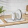 Dishes for dishes with a pallet 38 × 17.5 × 23.5 cm, color chromium