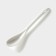 Porcelain sugar tower with a spoon on the Bellatenero bamboo stand, 140 ml, white color
