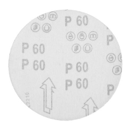 Circle of abrasive grinding under the "Velcro" tundra, 150 mm, p60, 5 pcs.-5