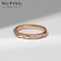 Ring Xuping Iskus, white color in gold, size 16