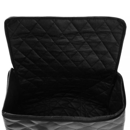 Car-ORGANIZER, ECOKOZHZHA, ROMBA, Black 35 x 21 x 24 cm-2