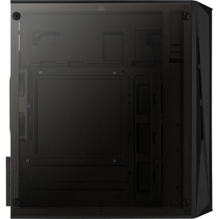 AeroCool CS-107-A-BK-V1 Black Black Corps without BP MATX 2x120mm 1xusb2.0 1xusb3.0 Audio-3