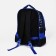 Baby backpack on lightning, 3 outer pockets, blue color
