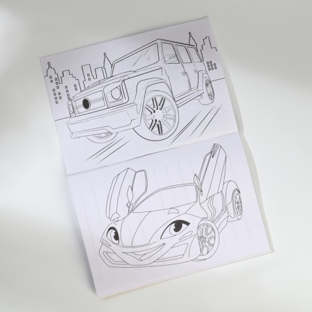 Set: Notepad Collection A6, Tracker of Habits and Wax crayons to the Champion-7
