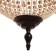 Ceiling light "Julius" brown/black 1x40W, E27, 46x46x82 cm