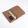 Women's wallet on magnet, beige color