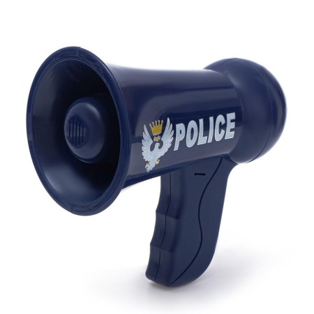 Megaphone "Police", 2 modes: siren, loudspeaker, works from batteries, in a bag-1