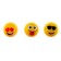 Rubber ball "Smiley", 3.2 cm