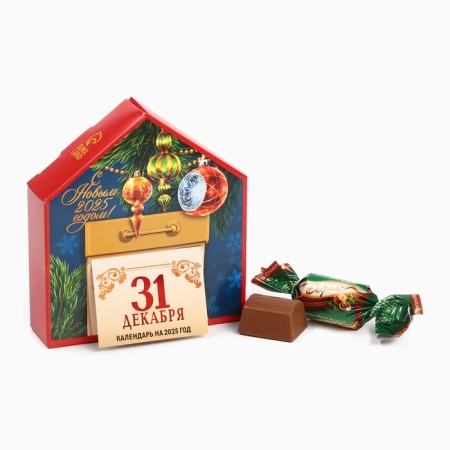 Sweets in the box with a letter "calendar", 30 g
