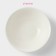 Plate porcelain deep shade White Label, 350 ml, d = 15 cm, white color