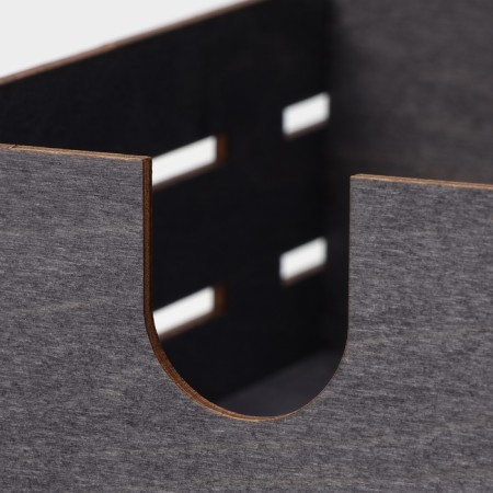 Stand - an organizer for spices of the Dolyan "Reika", 20 × 14 × 7.7 cm, dark color-5