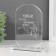 Souvenir Glass Stela "Result" 16x11x4.5 cm