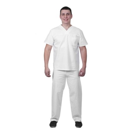 The costume is universal, p. 52-54, height 170-176 cm, white color