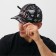 Men's cap minaku "What" Black color, rr 58