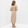 Dress female knitwear minku: Basic line beige color, rr 42