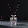 Diffusor for essential oils "Sot" 100 ml transparent mother of pearl 6x6x9 cm