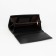 Women's wallet on magnets, black color