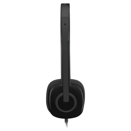 Headphones with the Logitech H151 microphone 1.8m Falle headband (981-000589)-2