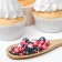 Confectionery sprinkling "pearls" in color glaze, red, black, 50 g