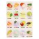 Magnetic set "Letters sticking. Vegetables"