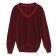 Women's Pulover from the Italian yarn CONTE Elegant, size L, color Burgundy