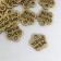 Handmade suspension antique bronze, 8mm mix