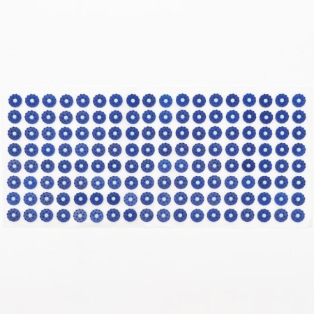 The Kuznetsova applicator, 144 thorns, spanbond, 26 x 56 cm, blue.-1