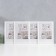 Set of photo frames MDF "OfficeSpace" 21x30 cm, 4 pcs, white (plastic screen)