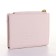 Women's wallet on the button, pink color