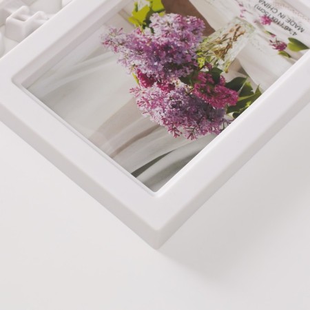 Photo frame Plastic in 2 photos 10x15 "Magic of music" White 30.5x2x23.5 cm-2