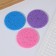 Washing sponge, round, 3 pcs, color mix