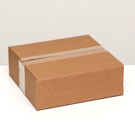 Folding box, brown, 24 x 23 x 8 cm-1