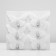 A butterfly for decor and floristry, on a clothespin, plastic, white, 1 pc., 7.5 x 6 x 1 cm
