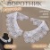 Collar sewing, guipyur, 22 × 6.5 cm, white color