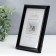 Photo frame plastic "Gallery" 10x15 cm black (plastic screen)
