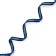 Kapronic leash, 1.6 m x 1 cm, black-blue
