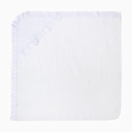 Baptist corner, white lace color, 75x75 cm