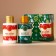 New Year. Gift set New Year: shower gel and body lotion, 2x100 ml