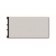 Skirting shockproof white 122x12x2000mm
