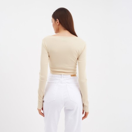 Women's mist, size 40-42, beige color-2