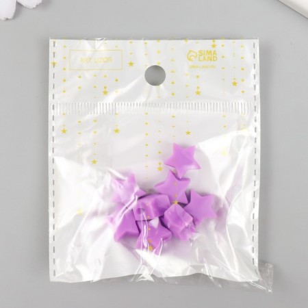Busina Silicon "Asterisk" purple d = 1.4 cm-2